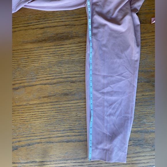 Banana Republic Blush Crop Relaxed Dress Pants Size 4 - Picture 12 of 12